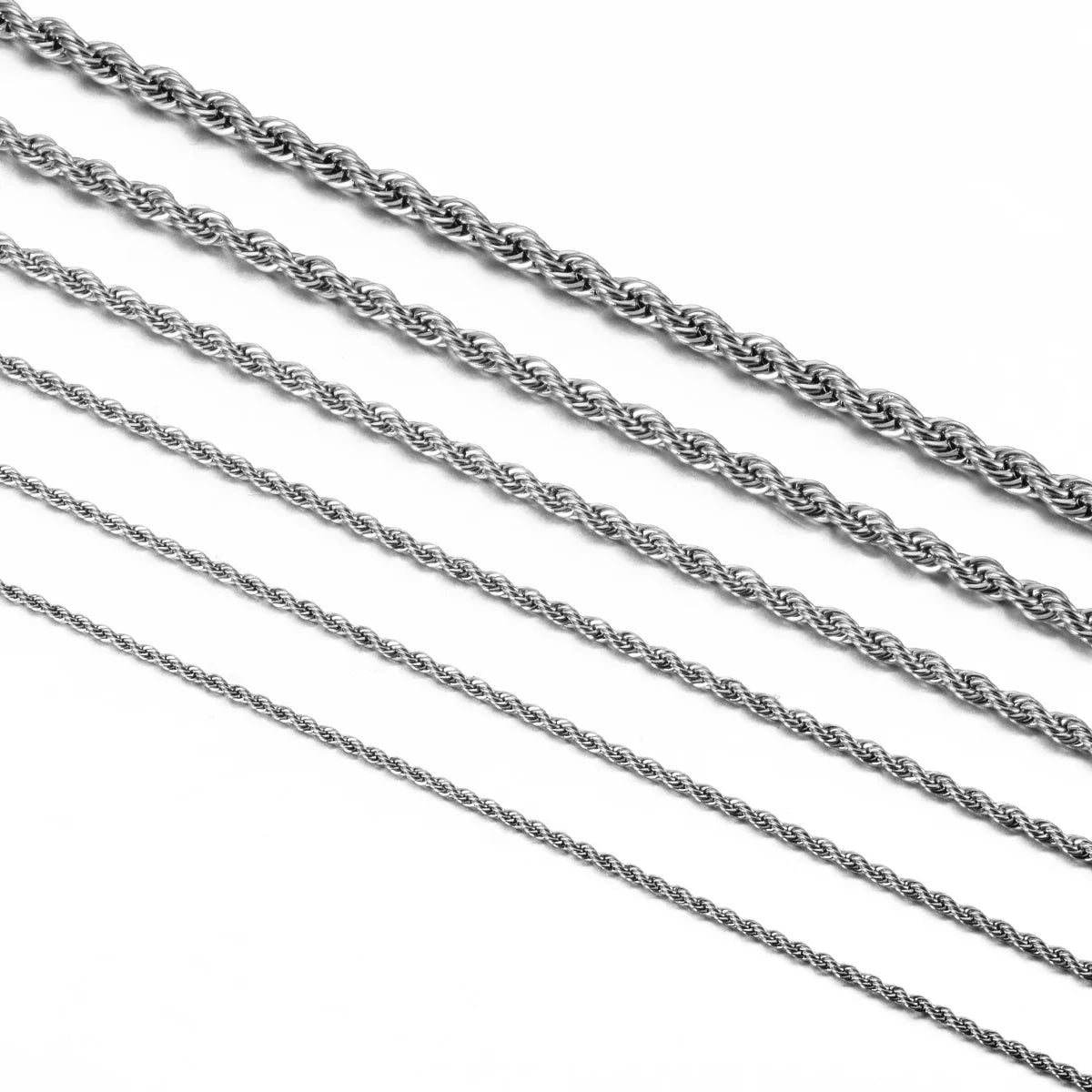 925 Silver Rope Chain Necklace/Bracelet