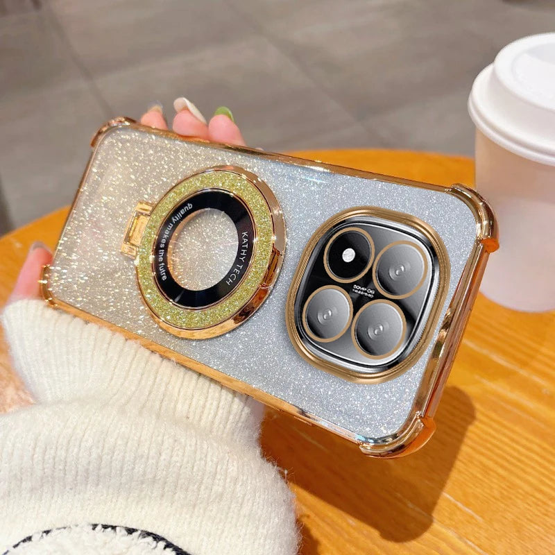 Luxury Glitter Bracket Cover – Xiaomi Redmi