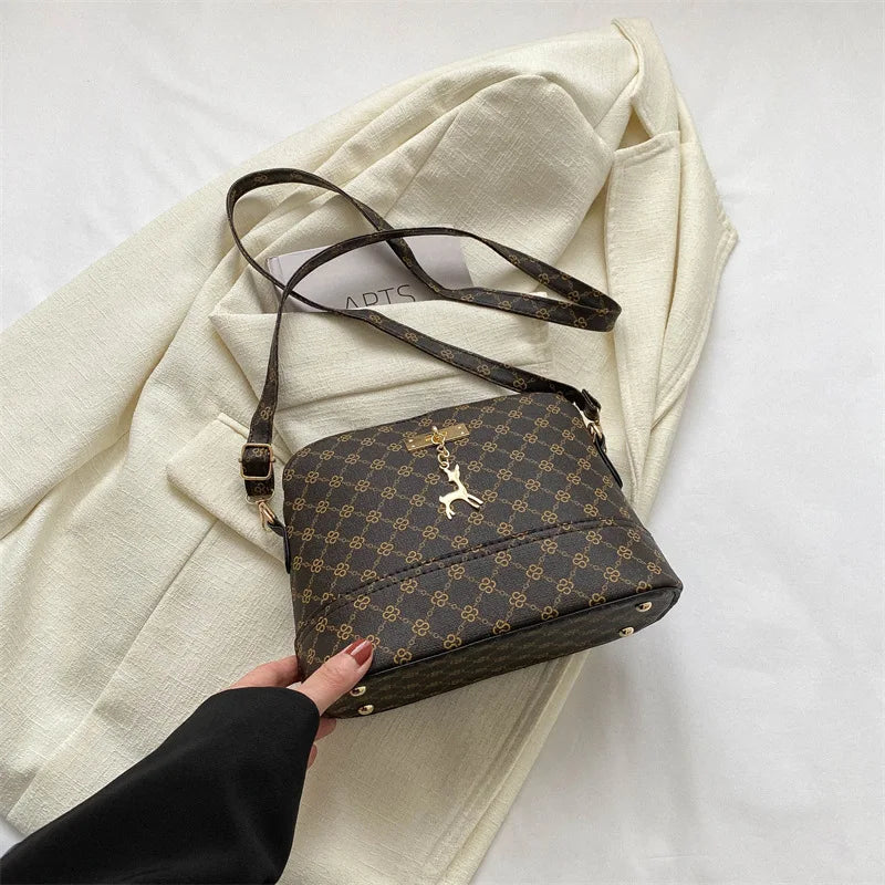 PU Leather Deer Pendant Bag