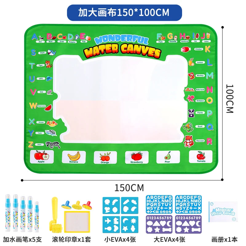 Kids Doodle Water Canvas – Mess-Free Painting Carpet
