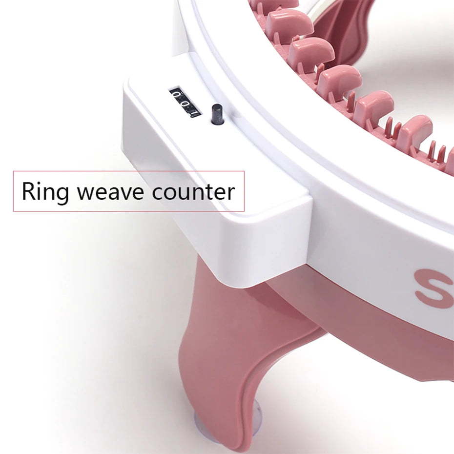 Sentro 48-Needle Smart Weaving Loom – Rotating Double Knitting Machine