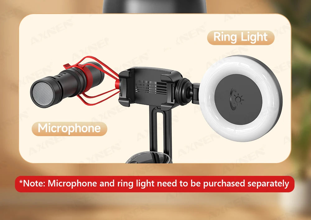 AI 360° Desktop Tracking Phone Holder