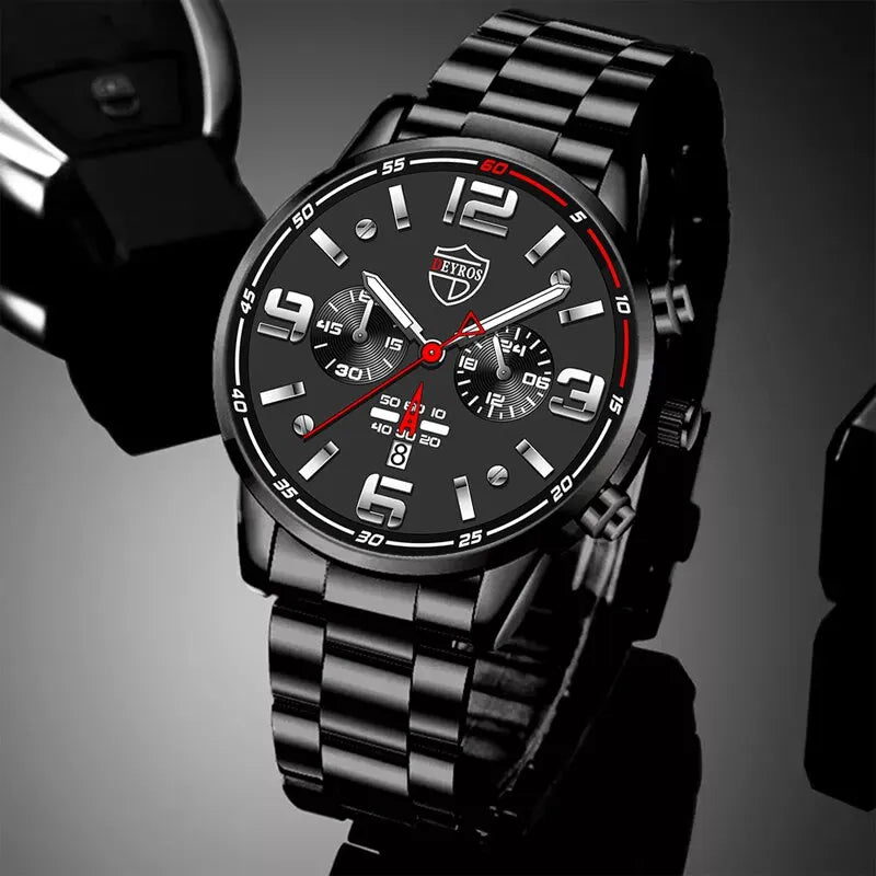 Men's Stainless Steel Business Watch