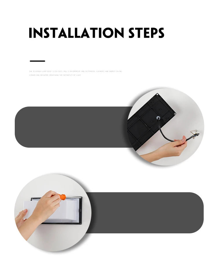 LED Porch & Garden Wall Lamp – Weatherproof Outdoor Lighting