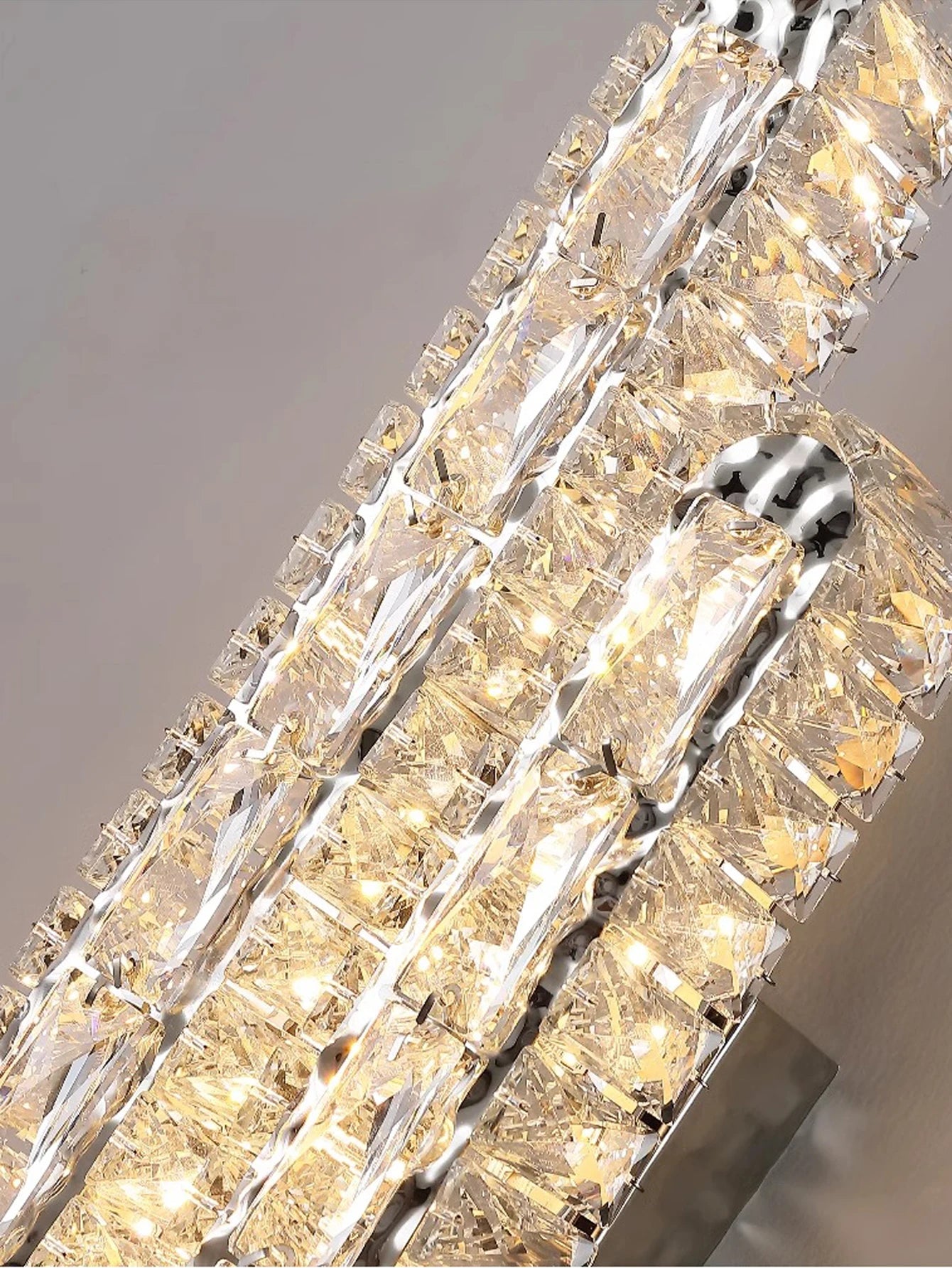 Crystal Wall Lamp – Gold & Silver