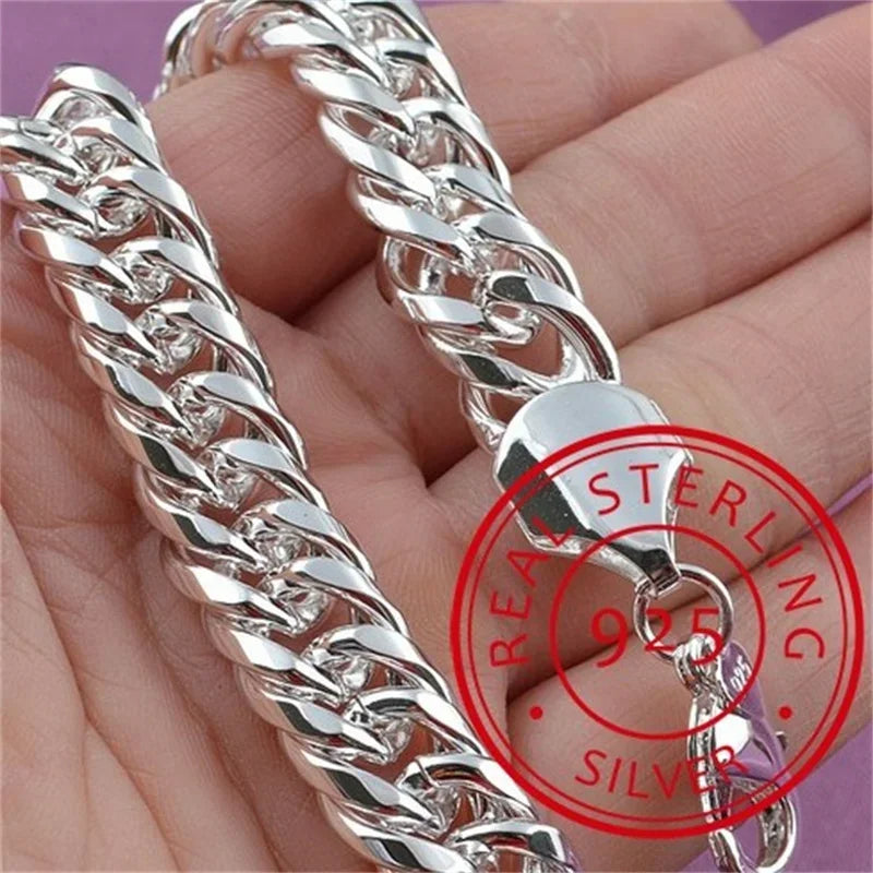 925 Sterling Silver Chain Bracelet