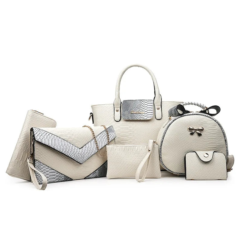 Luxury 6-Piece Handbag Set