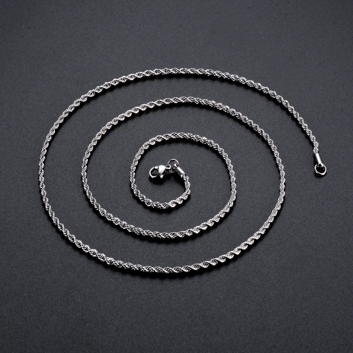 925 Silver Rope Chain Necklace/Bracelet