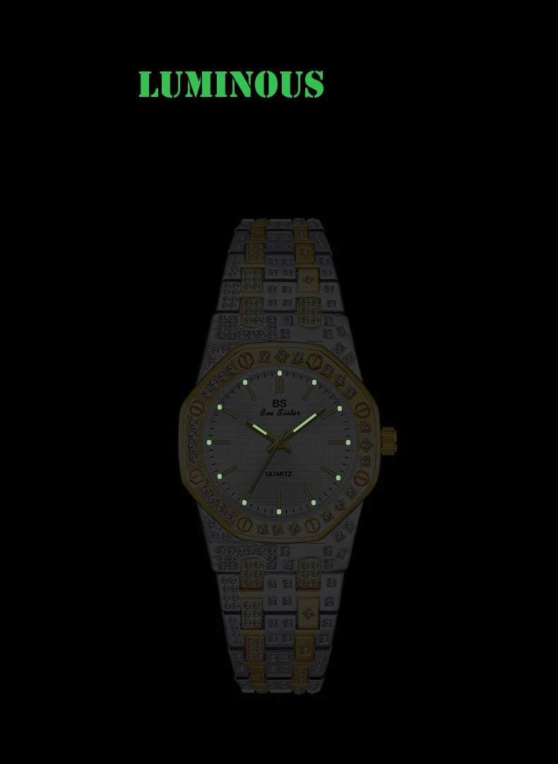 UTHAI Waterproof Metal Quartz Watch