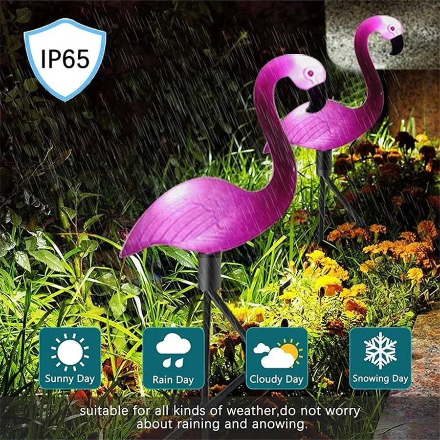 ChatGPT ha detto: "LED Solar Flamingo Light