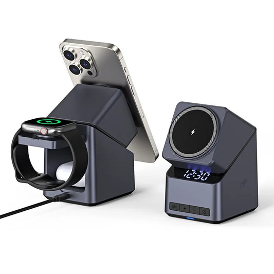 4-in-1 Rotating Magnetic 15W Wireless Charger Stand