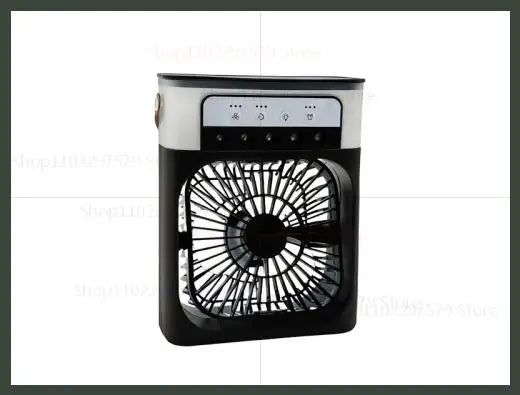 Mini USB Air Cooler & Humidifier Fan – 3 in 1, LED Night Light