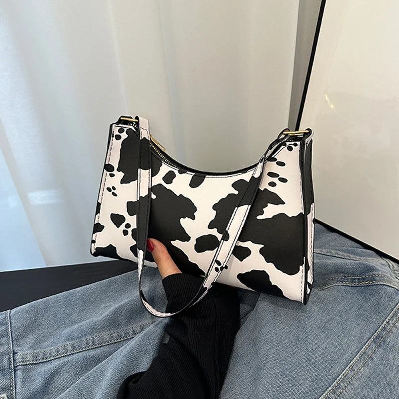 PU Leather Underarm Tote