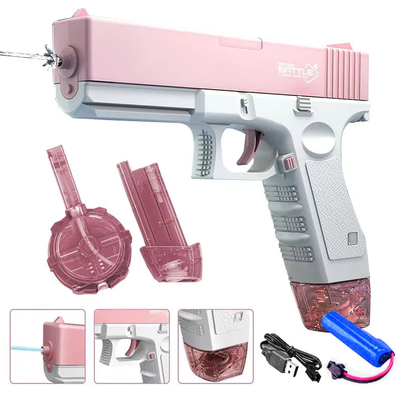 Electric Water Gun – Automatic Outdoor Fun for Kids