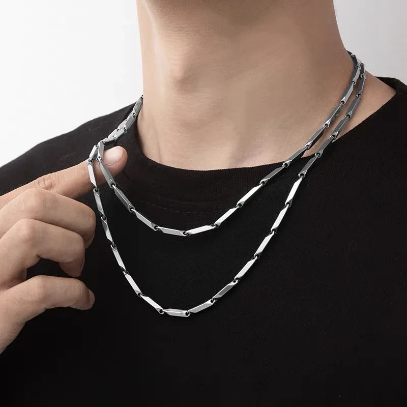 Hip Hop 3mm Titanium Chain for Men