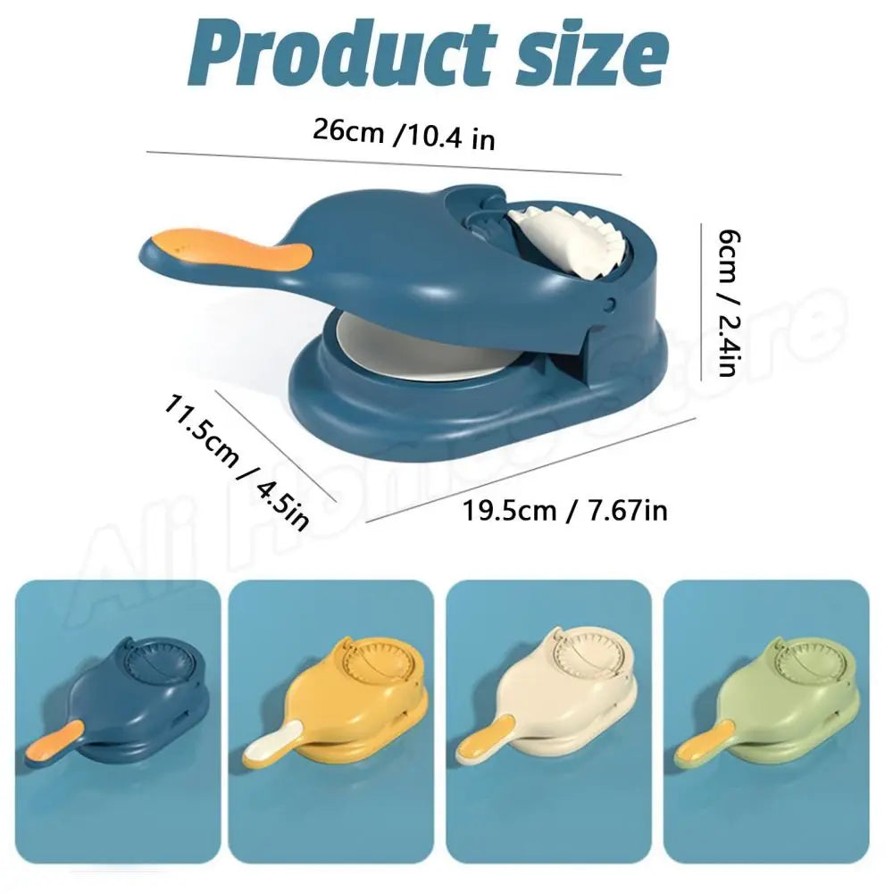 2-in-1 Dumpling & Momo Molding Machine – DIY Manual Press.