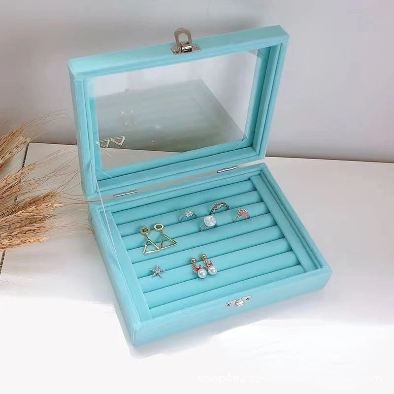 Velvet Box for Storing and Displaying Rings”