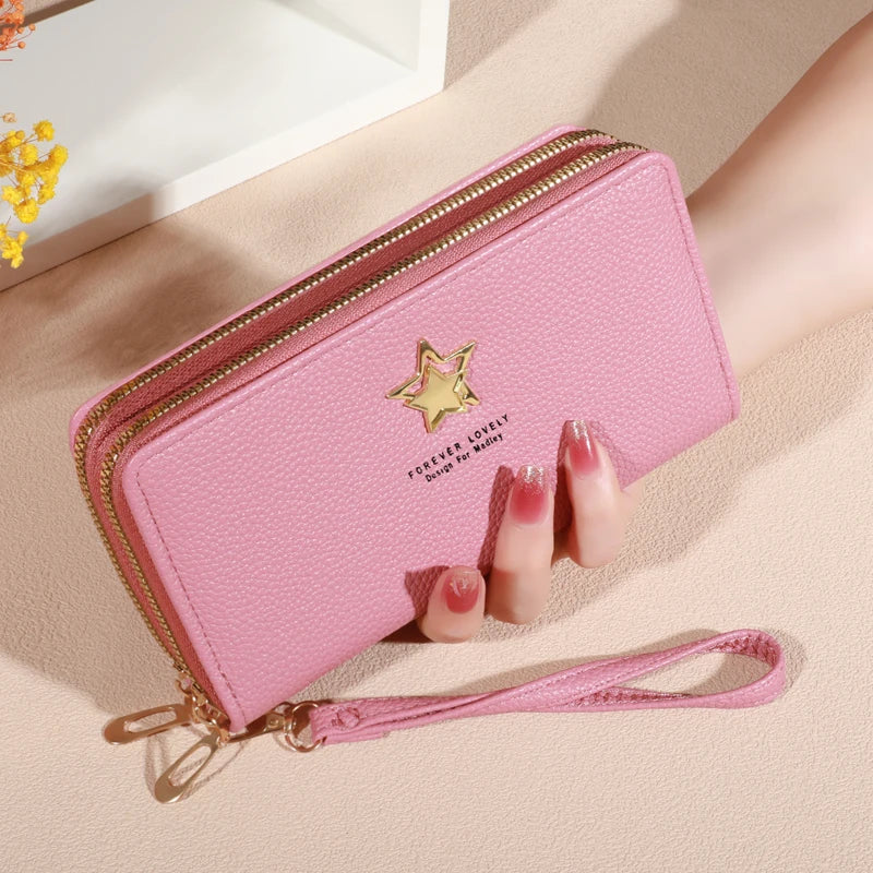 Elegant Hand Clutch with 8 Card Slots & Compartments