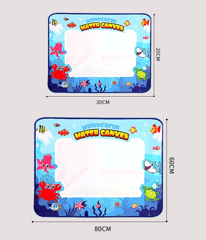 Kids Doodle Water Canvas – Mess-Free Painting Carpet