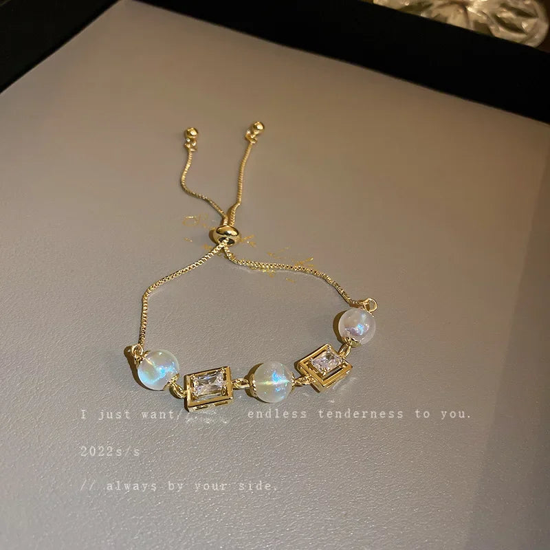 “Gold Stainless Steel Star Bracelet”