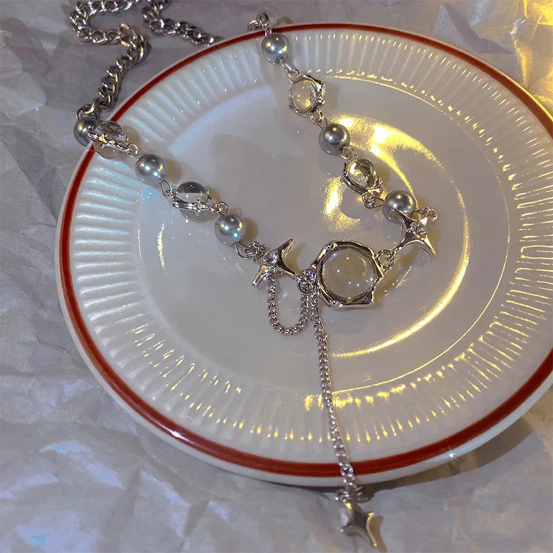 “Gold Stainless Steel Star Bracelet”