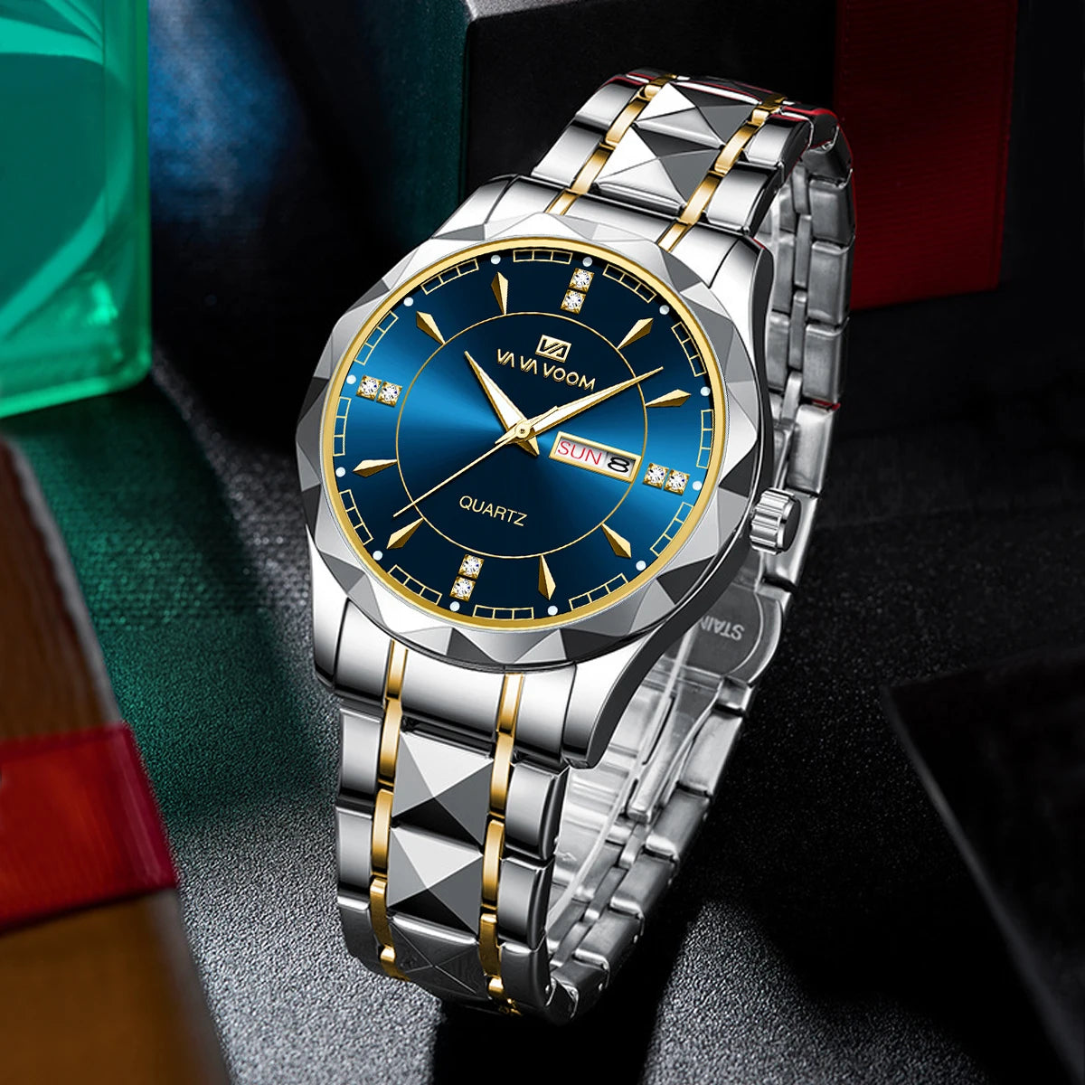 “A luxury watch that is resistant to echo and water