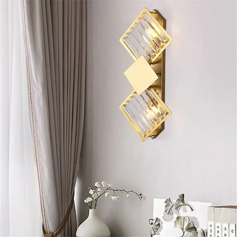 Modern Luxury Crystal Wall Lamp