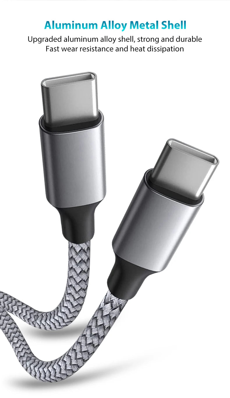60W PD USB-C Cable