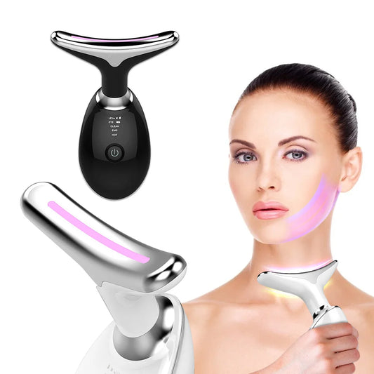 EMS Facial Massager – LED Skin Tightening & Double Chin Remover