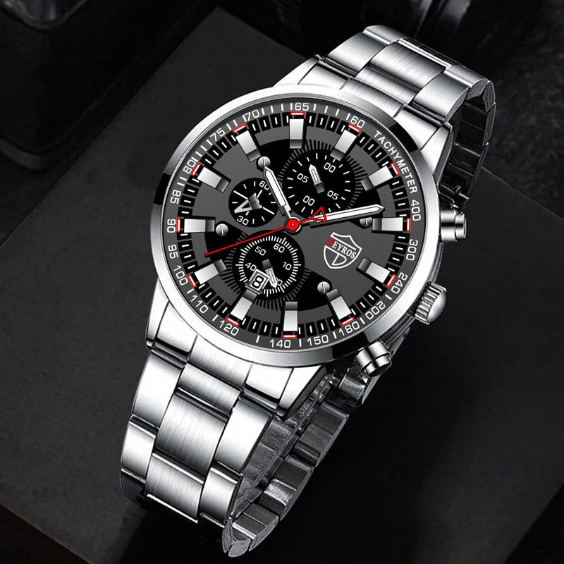Men's Luxury Stainless Steel Watch