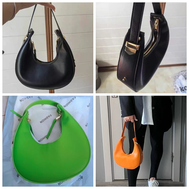 Luxury Half Moon Tote