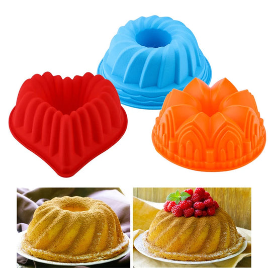 3D Silicone Pastry Mold – Random Colors for DIY Baking