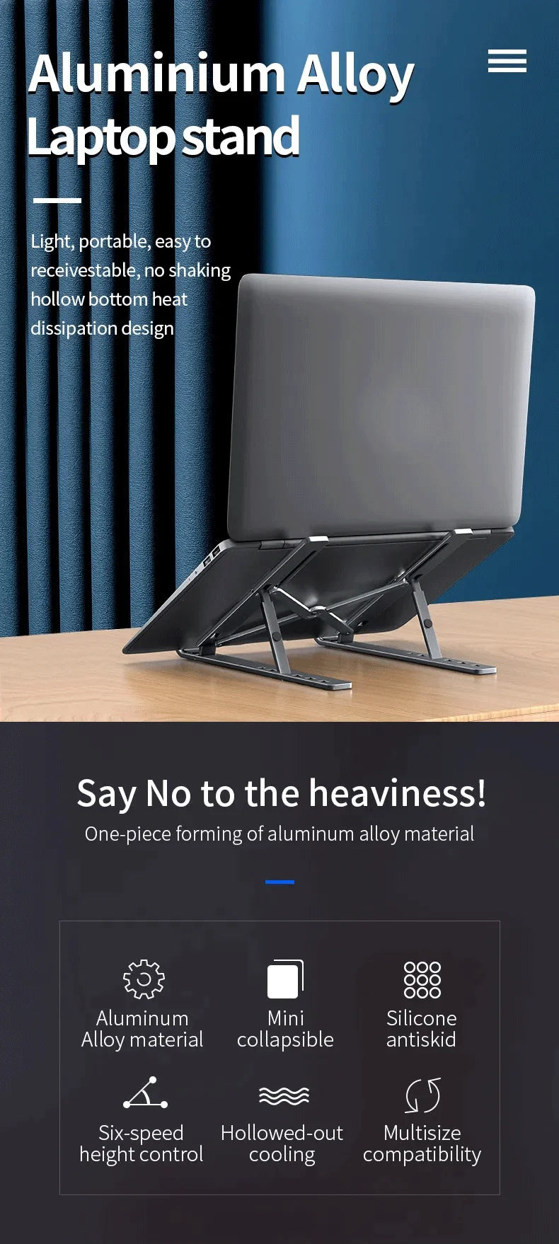 Adjustable Aluminum Holder