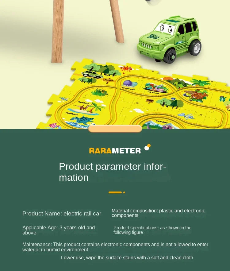 Children’s DIY Electric Railroad Car – Fun Assembly Toy