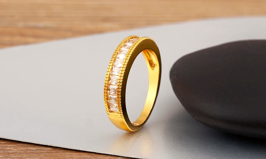 "Luxury Heart Crown Zircon Ring – Women’s Jewelry Gift"