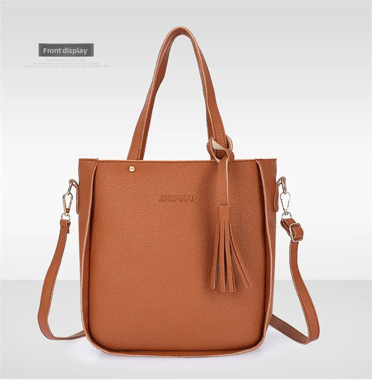 Stylish Solid PU Crossbody & Shoulder Bags for Women