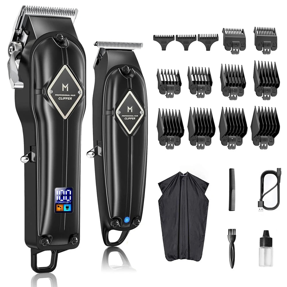Limural Professional Hair Clippers – Cordless T-Blade Trimmer