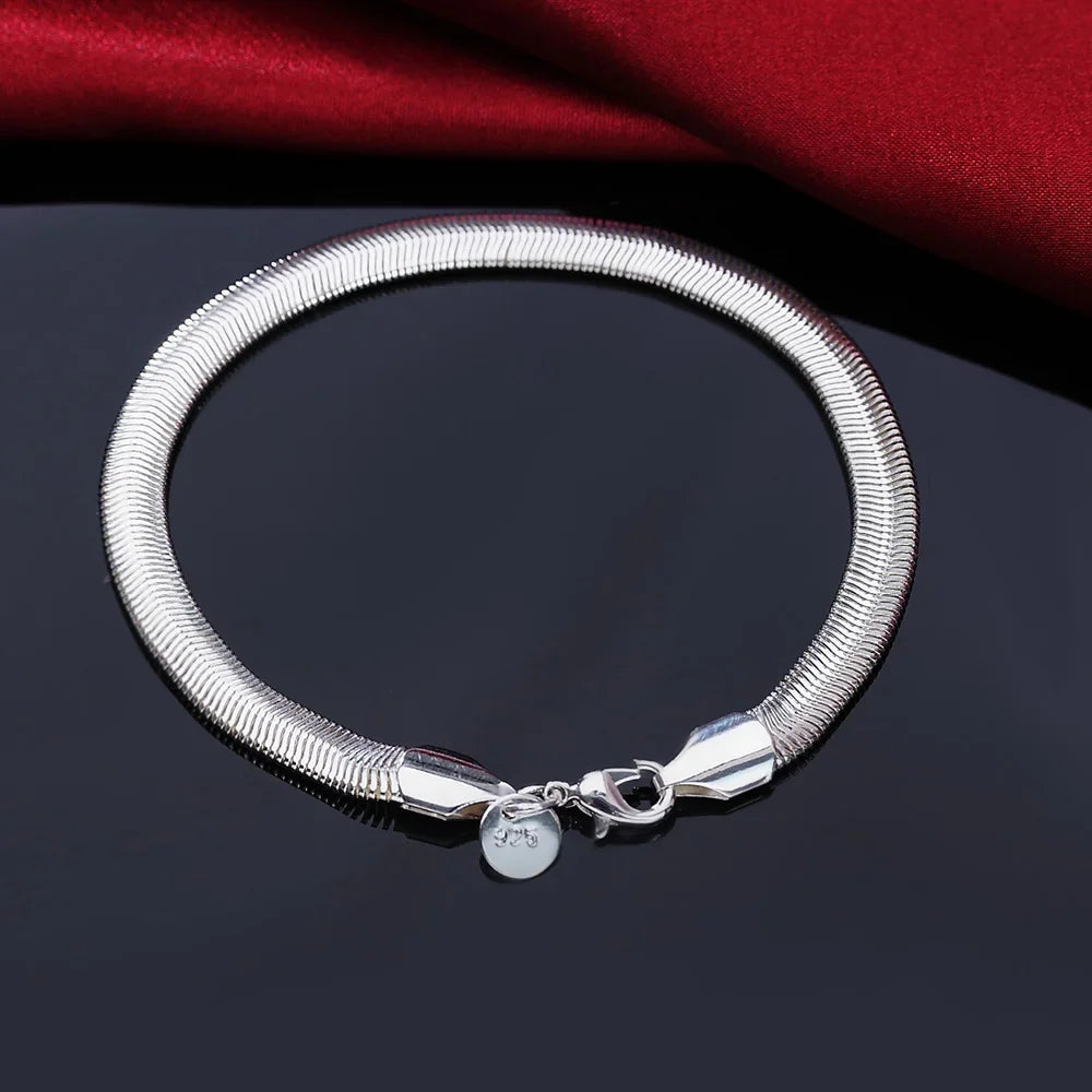 925 Sterling Silver Chain Bracelet