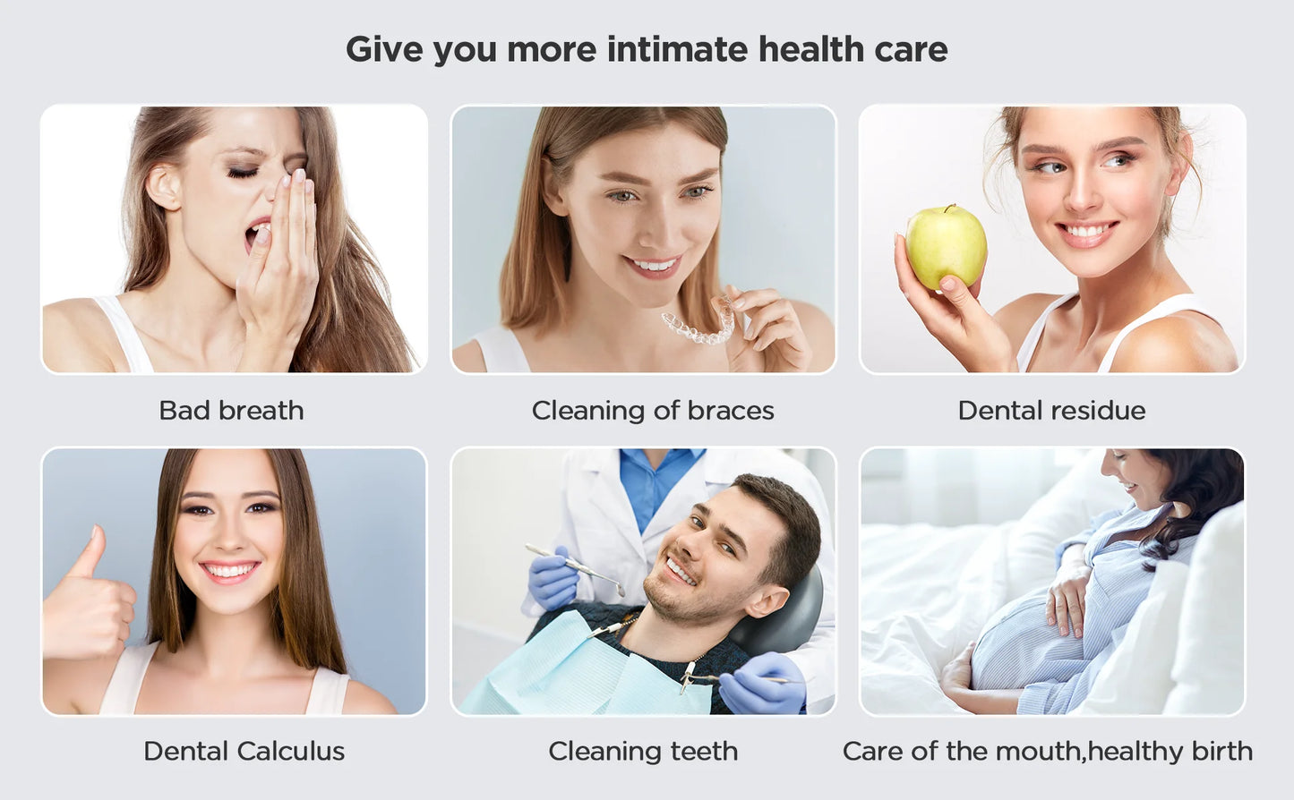 Fairywill Portable Water Flosser – Rechargeable Dental Cleaner