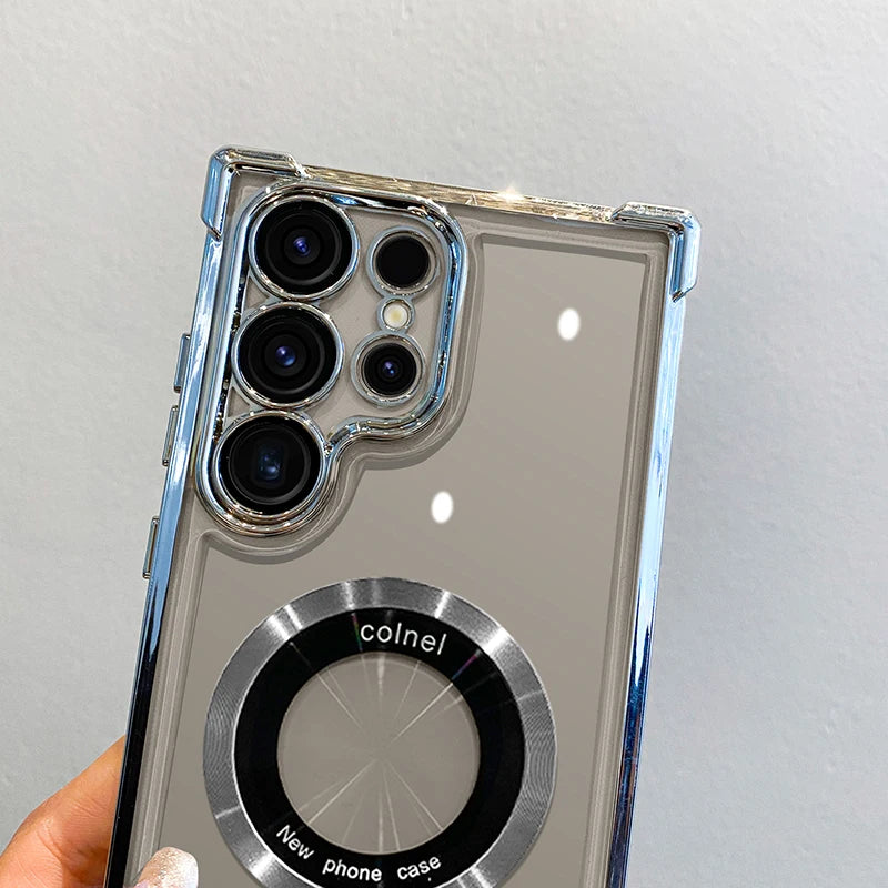 Luxury Magnetic Wireless Charge Cover – Samsung