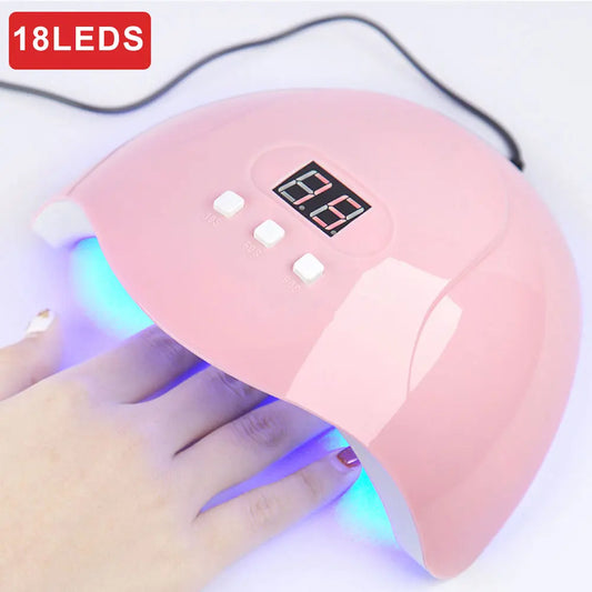Portable UV LED Nail Dryer – USB Nail Lamp for Home Use