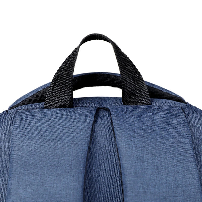 Trendy School & Computer Backpack – Black, Grey, Blue, Red