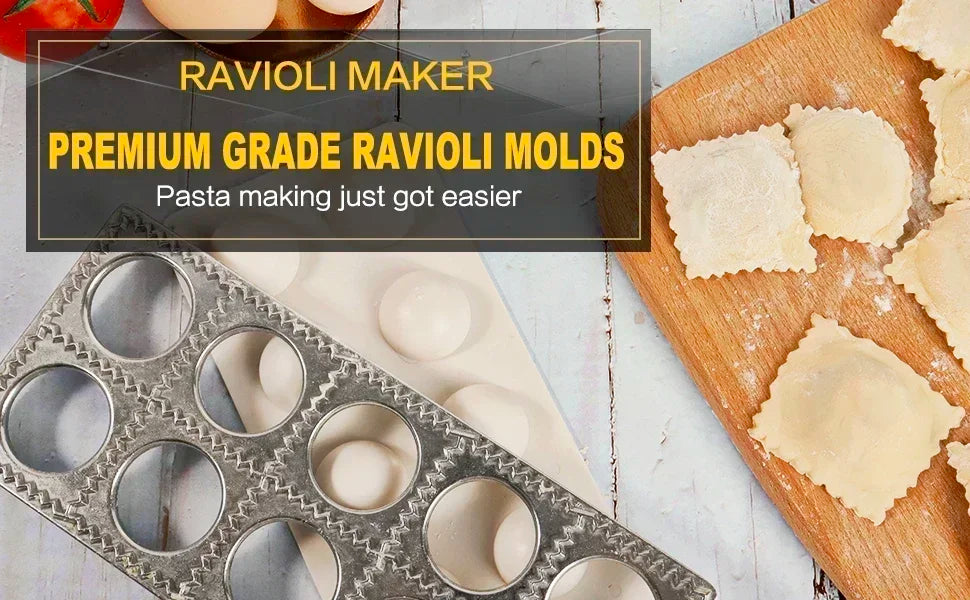 Ravioli & Dumpling Maker Mold – Aluminum Stamp Cutter