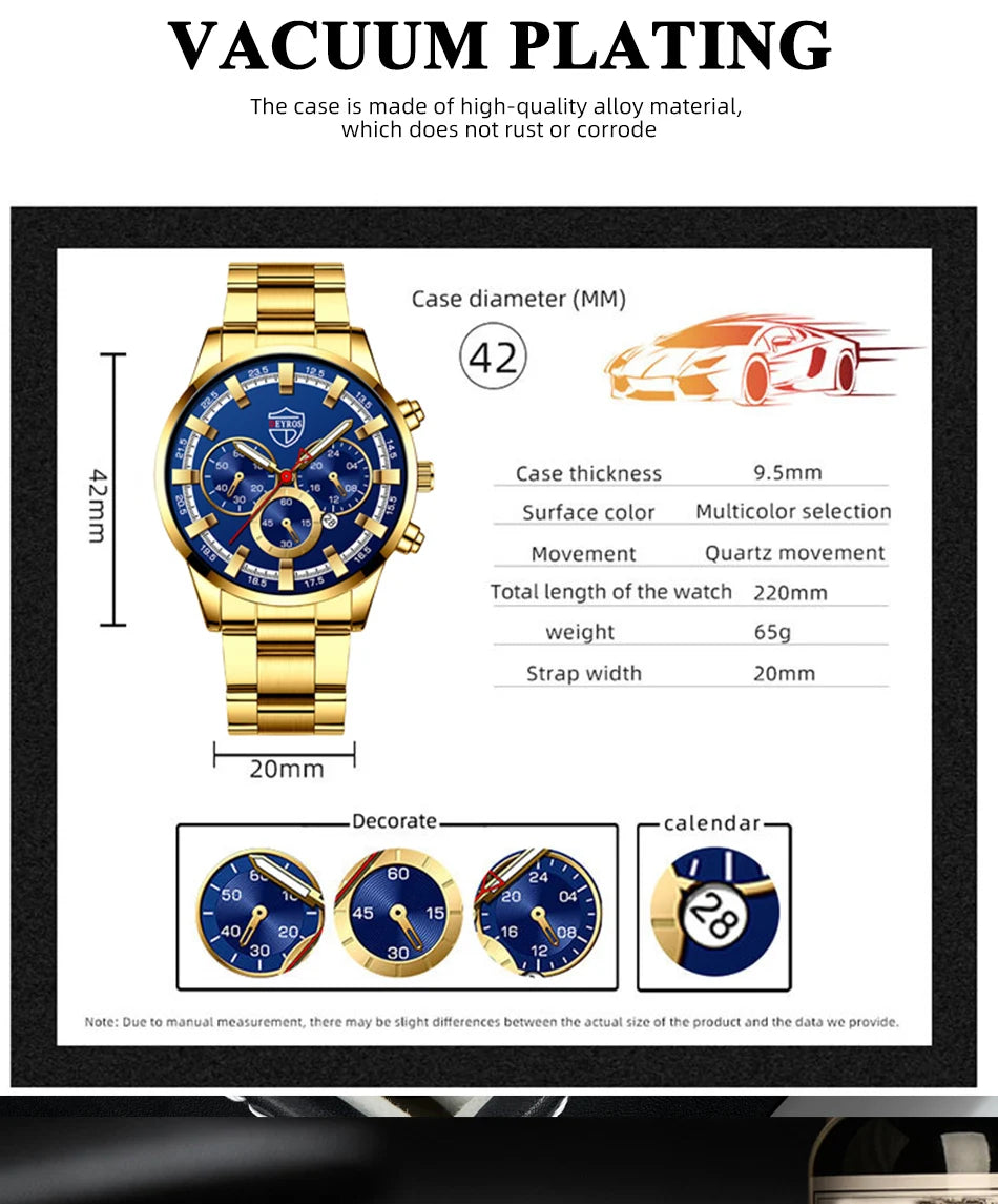 Men's Quartz Sports Watch with Date