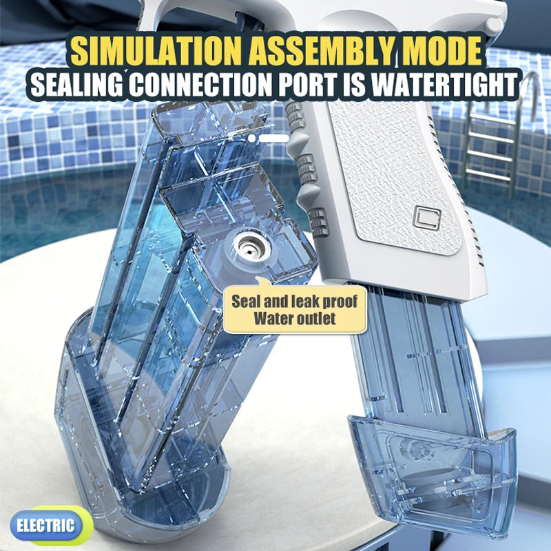 Electric Water Gun – Automatic Outdoor Fun for Kids