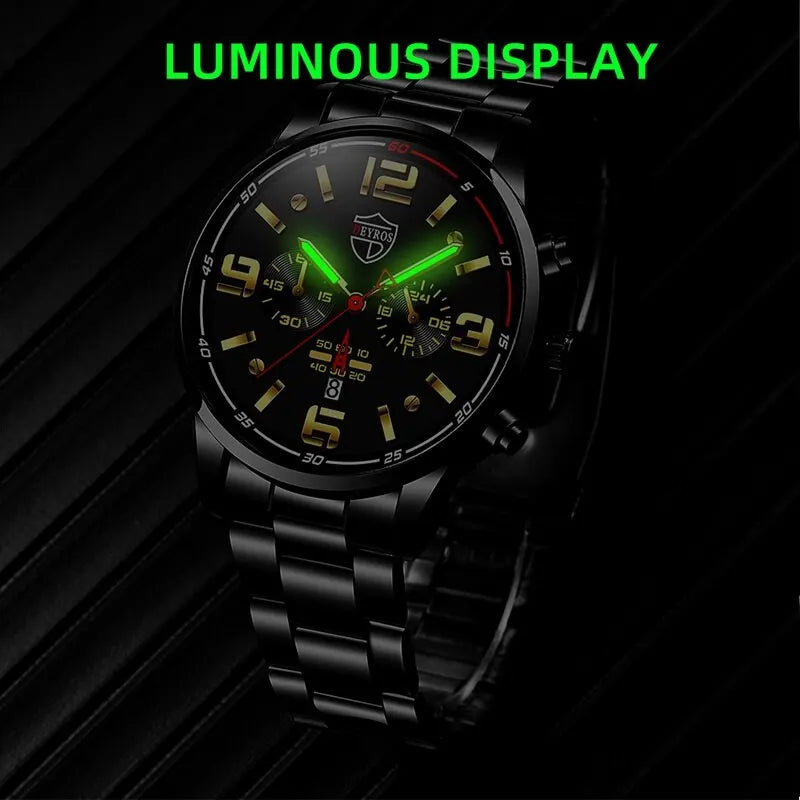 Men's Stainless Steel Business Watch