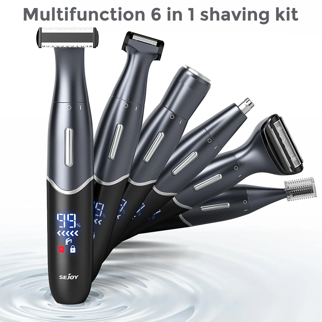 Sejoy 6-in-1 Electric Epilator & Trimmer – Multifunctional Grooming Kit