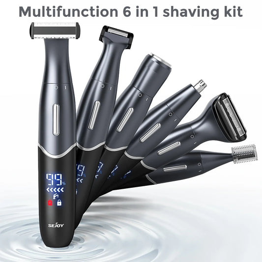 Sejoy 6-in-1 Electric Epilator & Trimmer – Multifunctional Grooming Kit