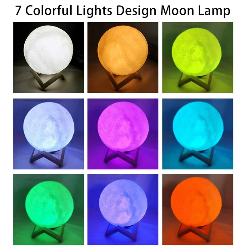 LED Moon & Galaxy Book Light – Perfect Gift for Kids