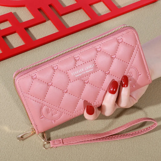 Zipper Card & Mobile Phone Bag for Women